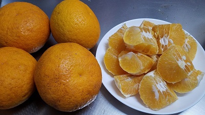レモン絞り器で蜜柑ジュースを! レモン絞り器で蜜柑ジュースを!