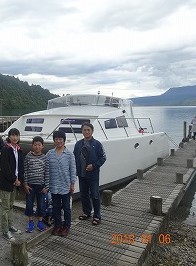 ニュージーランド2日目 ロトルア タラウェラ湖でマス釣り ニュージーランド2日目 ロトルア タラウェラ湖でマス釣り