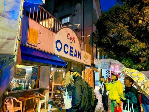 今夜のディナーは久々にカフェオーシャンの絶品タコス&生ビール♪ 今夜のディナーは久々にカフェオーシャンの絶品タコス&生ビール♪