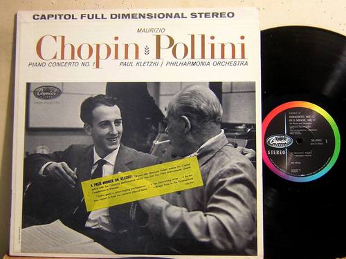 Capitol SG 7241 (ASD 370) Chopin Concerto No.1 Philharmonia Pollini Kletzki Capitol SG 7241 (ASD 370) Chopin Concerto No.1 Philharmonia Pollini Kletzki