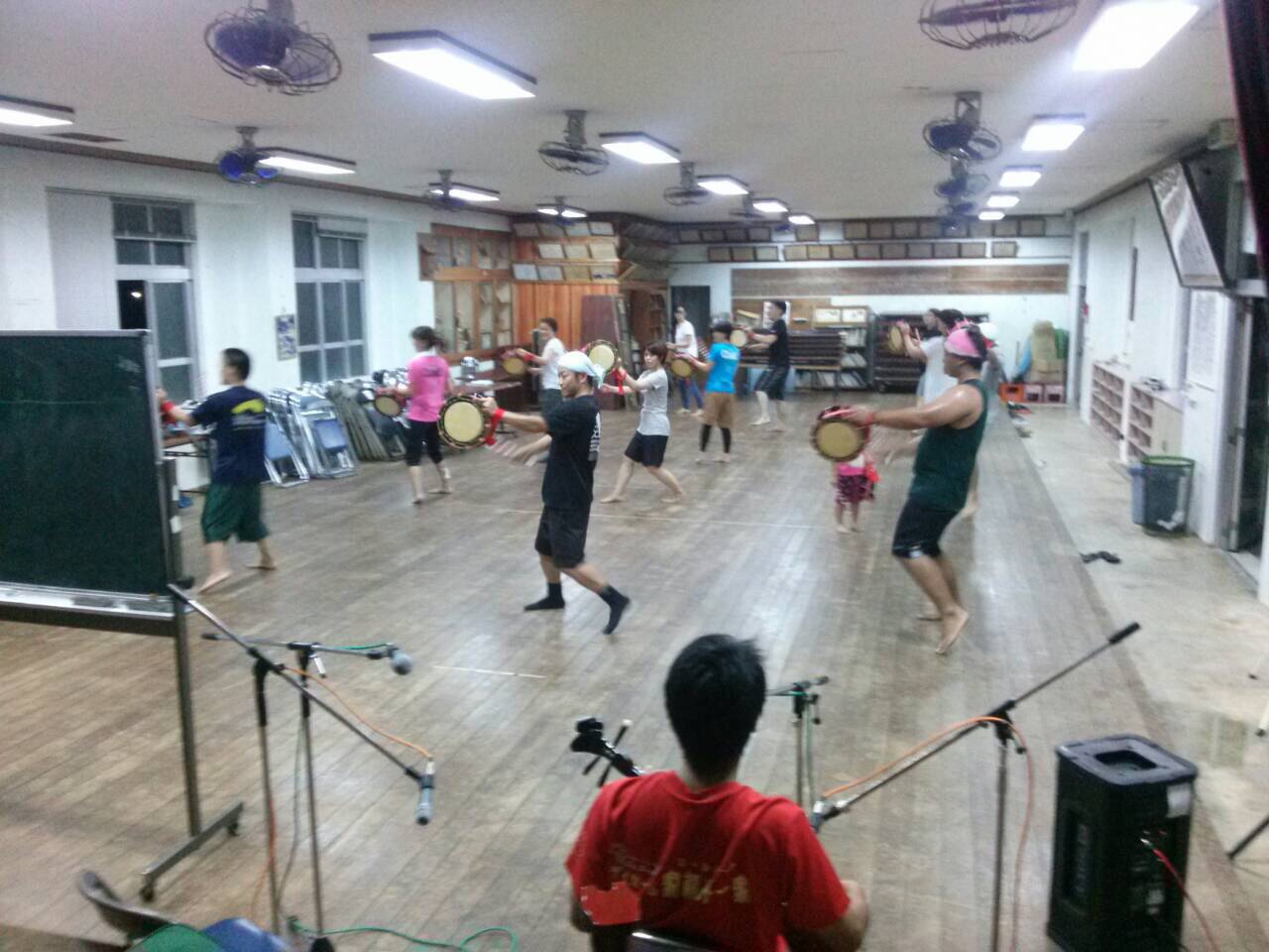 エイサー練習2日目 エイサー練習2日目