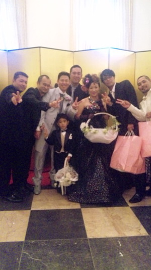祝。結婚式