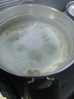 手打ちの年越し蕎麦