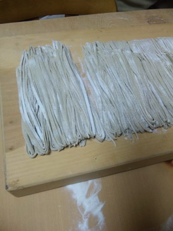 手打ちの年越し蕎麦