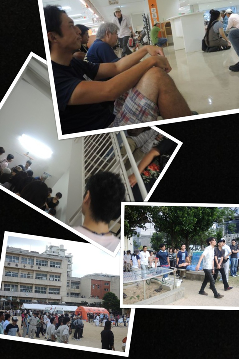 大規模避難訓練