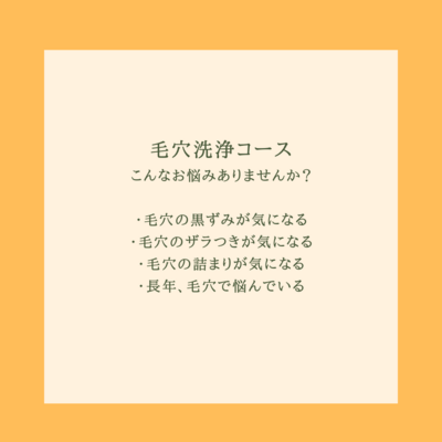 毛穴洗浄