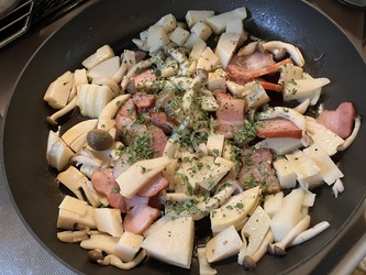 にんじんとタケノコ にんじんとタケノコ