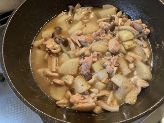 お手紙を出して、大根を煮る お手紙を出して、大根を煮る