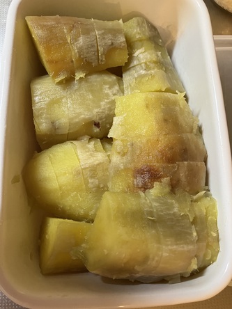 柿とカブをあえて 柿とカブをあえて