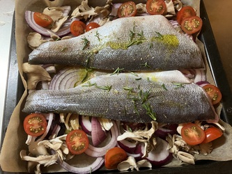 スズキの塩焼き スズキの塩焼き
