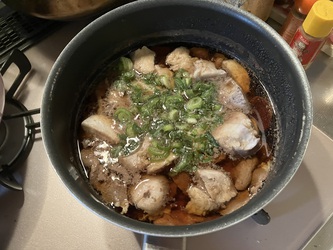 福井のお揚げさんと芋煮みたいなの 福井のお揚げさんと芋煮みたいなの