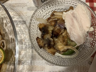 蕎麦と南蛮漬け 蕎麦と南蛮漬け