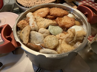 寒い日のおでん 寒い日のおでん