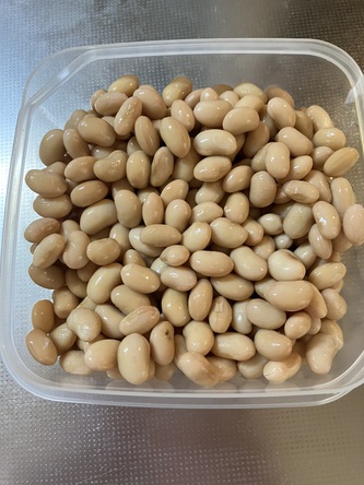 豆を煮る 豆を煮る