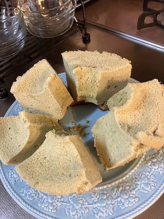 ポテサラとシフォンケーキ ポテサラとシフォンケーキ