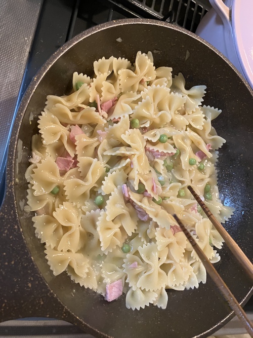 春のパスタとコンビニ 春のパスタとコンビニ