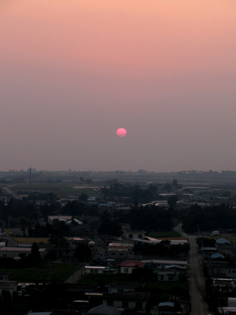 伊江島の夕日