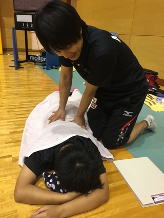 障害者女子バスケ沖縄代表チームのトレーナーサポートしてきました！
