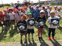 うるま市にあるあかるい子保育園、沖縄市にあるカフー美里保育園にボールプレゼントしてきました！