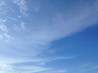 空に広がる雲 空に広がる雲