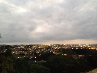 夕焼けを見ながら 夕焼けを見ながら