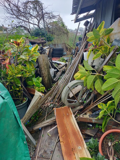 二度目台風一過 二度目台風一過