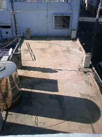 防水工事…洗浄「沖縄県リフォーム現場」