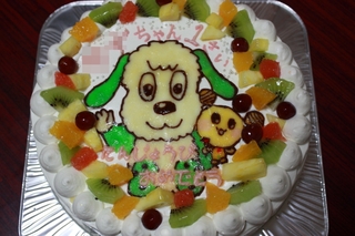 誕生日ケーキ(ワンワン)