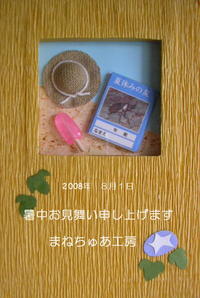 暑中見舞い 2008/08/01 23:13:45