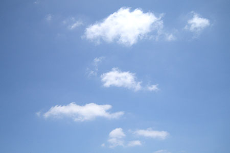 青い空