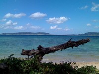 石垣の塩からの海景色　美しい青