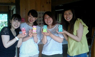 『おかえりシーサーの完成です(^-^)』