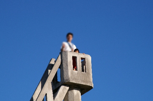 竹富島:なごみの塔。