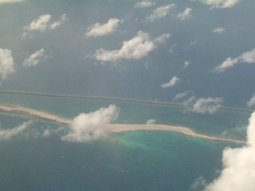 はての浜上空より。