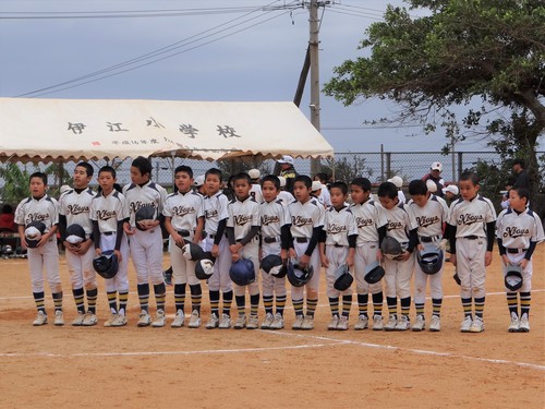 第16回少年野球伊江島交流大会～開会式～VS今帰仁ジュニア