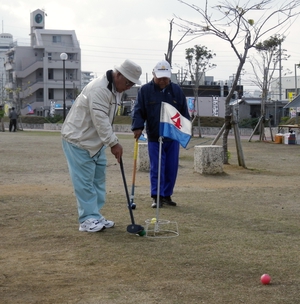 真和志地区スポレク「グランドゴルフ大会」