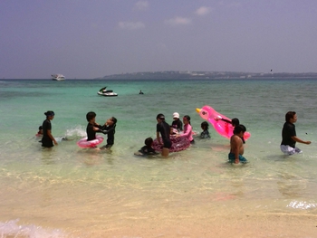 *in瀬底島 夏合宿