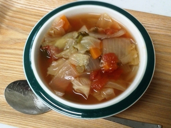 *脂肪燃焼スープ( ̄ー ̄)