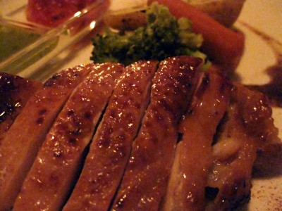 グリルチキンの蜂蜜レモン漬け
