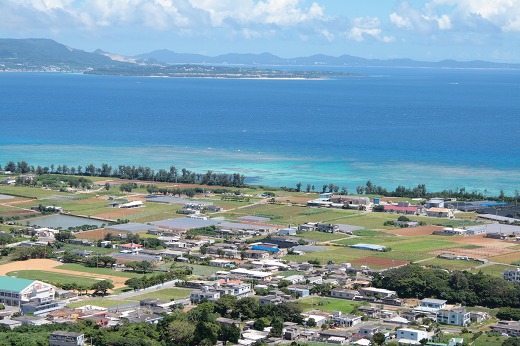イージマタッチュー（伊江島・城山）からの眺め