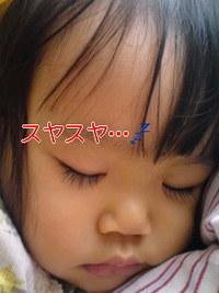 寝顔 2009/05/19 10:55:16