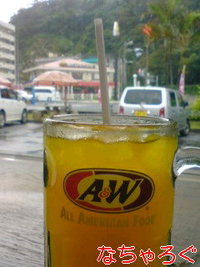 A&W名護店で作戦会議中 2009/06/11 12:44:11