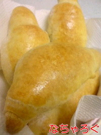 ホットケーキミックスでロールパン 2009/06/17 13:34:15