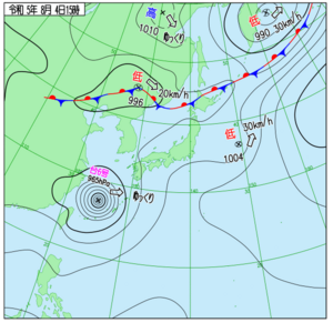 熱低23 → 台風6号23 熱低23 → 台風6号23
