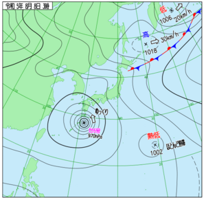 熱低23 → 台風6号23 熱低23 → 台風6号23