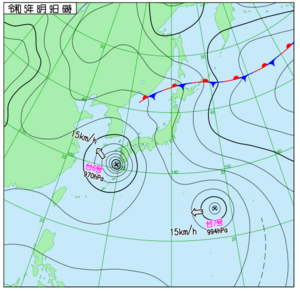 熱低23 → 台風6号23 熱低23 → 台風6号23