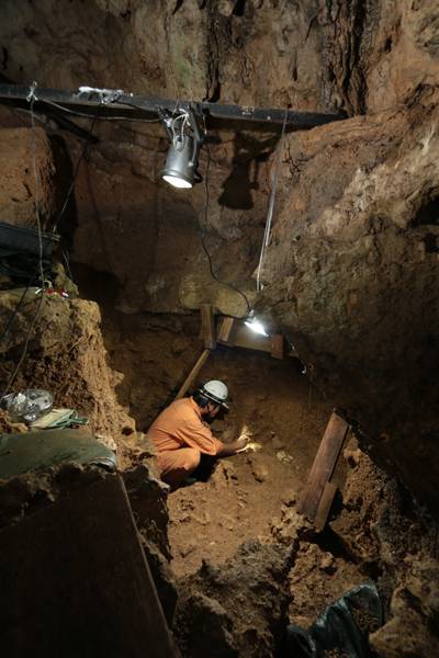 サキタリ洞遺跡 発掘調査はじまる サキタリ洞遺跡 発掘調査はじまる