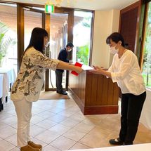 10年勤務 経営計画発表会でした。
