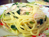 エコナのパスタソースにちょい加えて…