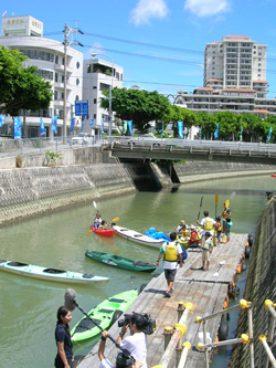 牧港川に清流を